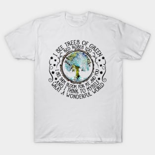 Myself What A Wonderful World T-Shirt